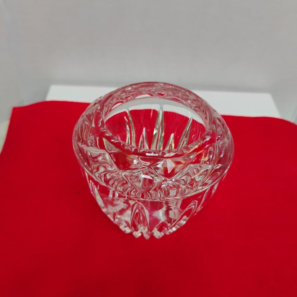 Princess House Votive Candle Holder Lead Crystal Highlights #872 Vintage